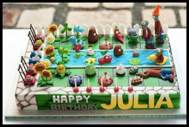 Plants Vs Zombies Birthday Cakes