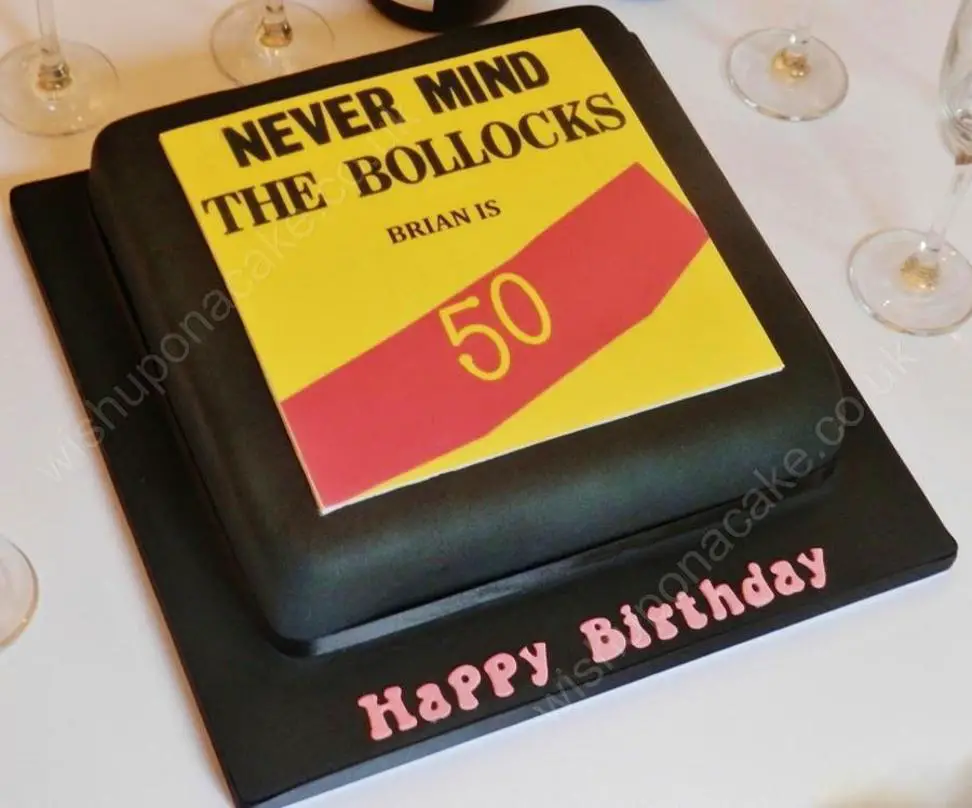 Sex Pistols Birthday Cake