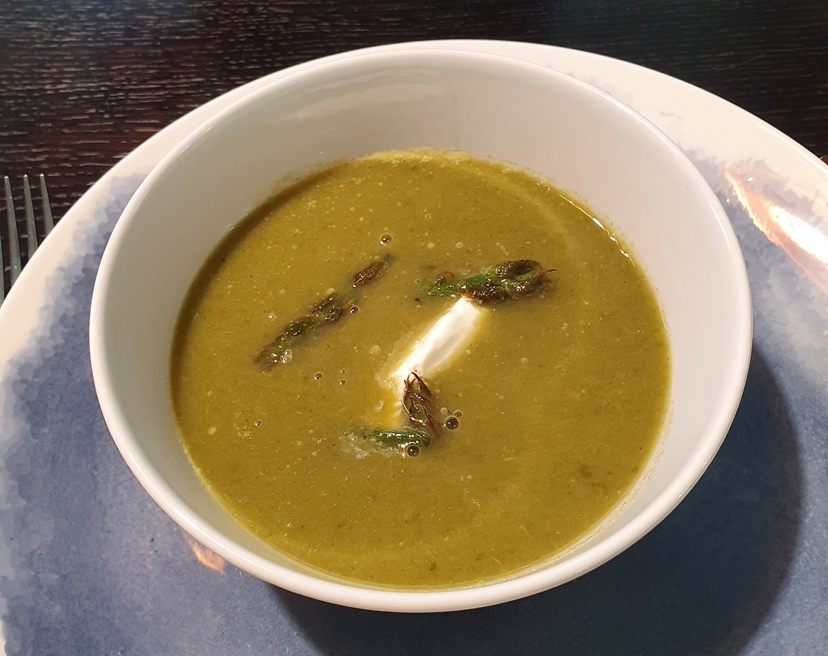 Asparagus Soup With Spinach