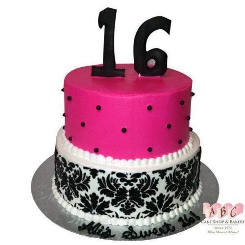 2 layer birthday cakes - TheSmartCookieCook