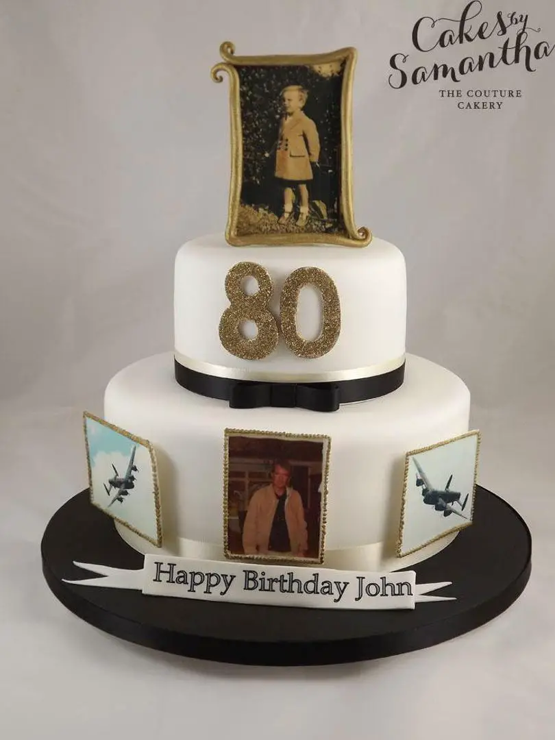 80th Birthday Cake Ideas For Men 7726 Thesmartcookiecook 9597