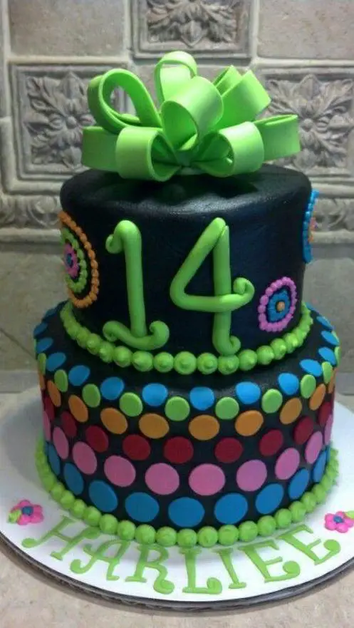 14th birthday cakes