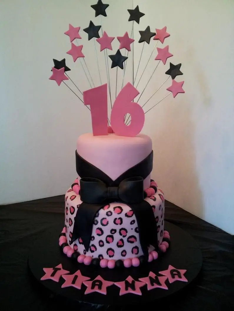 16 years birthday cake