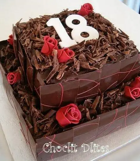 18th birthday chocolate cakes