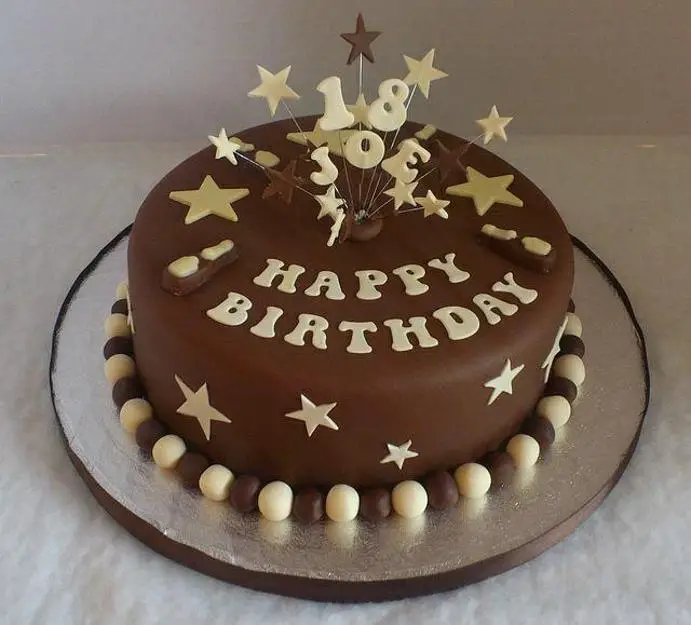 18th chocolate birthday cakes