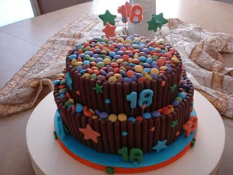 18th chocolate birthday cakes