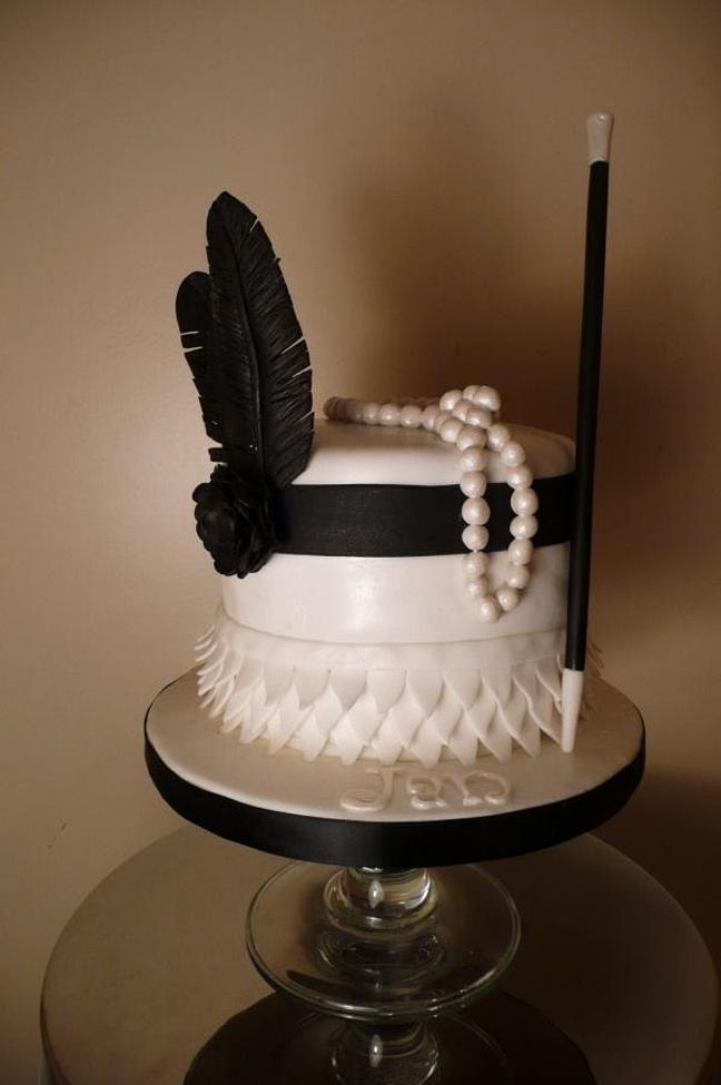 1920s birthday cake