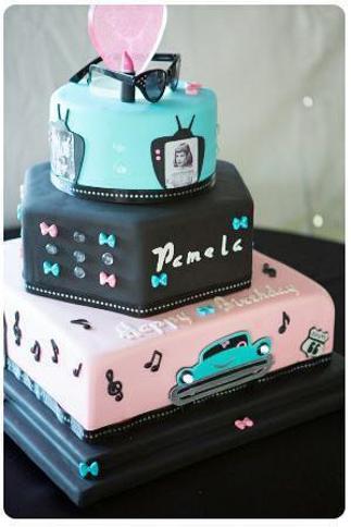 1950s birthday cake ideas