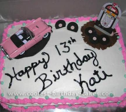 1950s birthday cake ideas