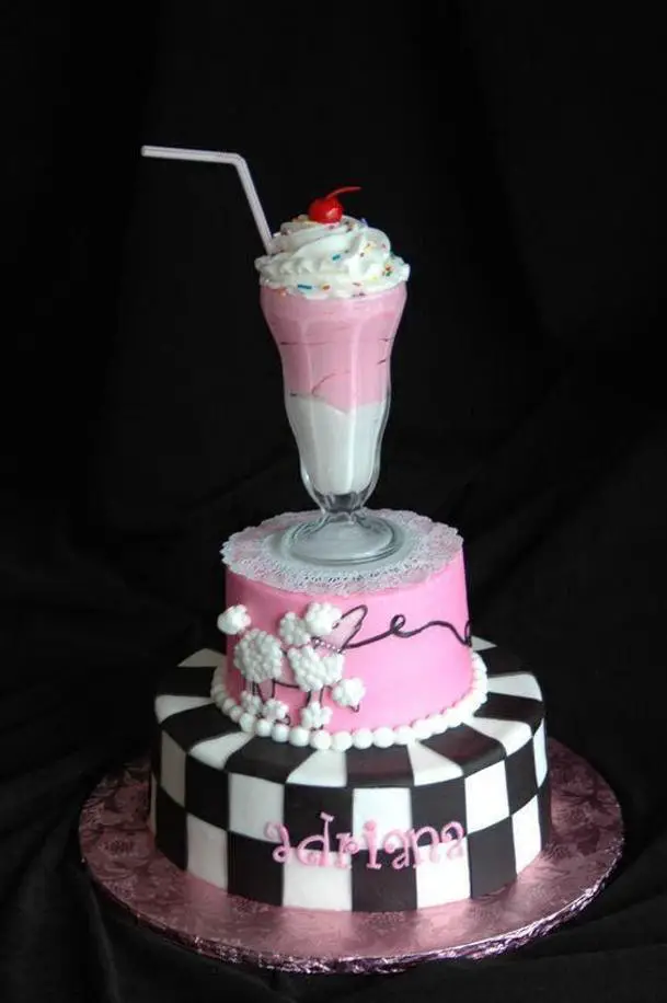 1950s birthday cake ideas