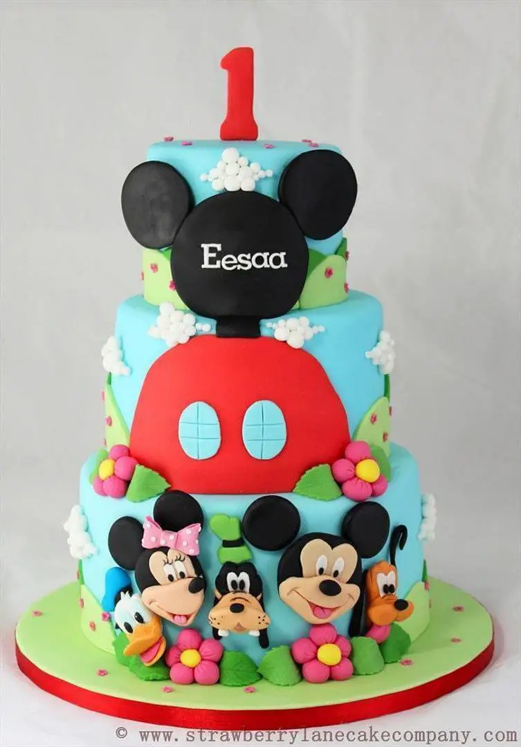 1st mickey mouse birthday cake