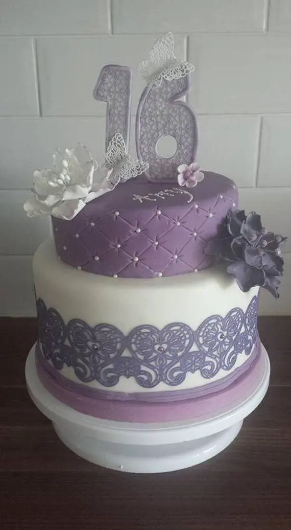 2 tier 16th birthday cakes