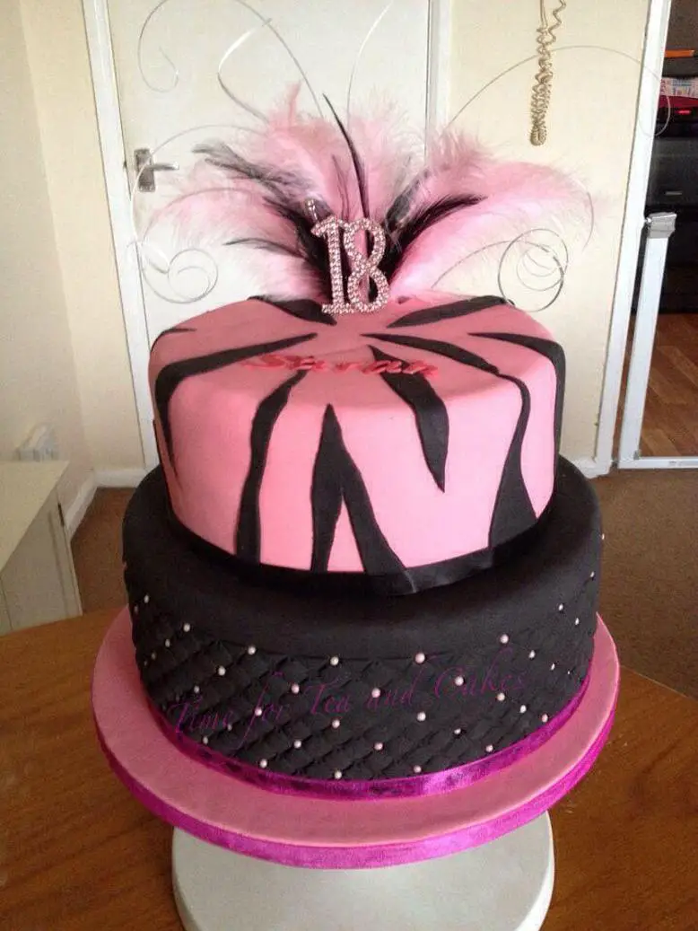 2 tier 18th birthday cakes