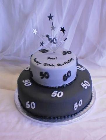 2 tier birthday cakes for men