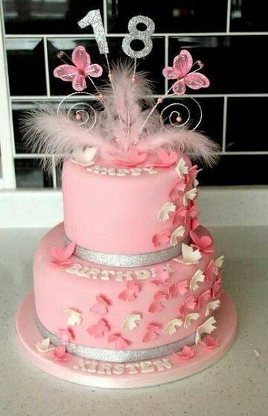 2 tier girl birthday cakes