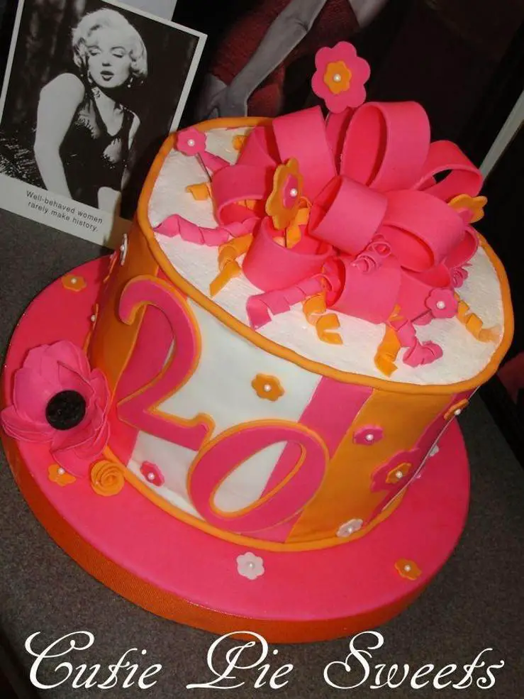 20th birthday cake ideas for girls