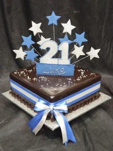21st boys birthday cakes