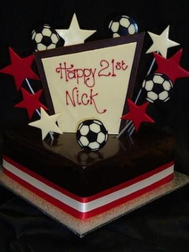 21st boys birthday cakes