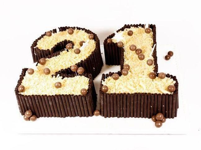 21st chocolate birthday cakes
