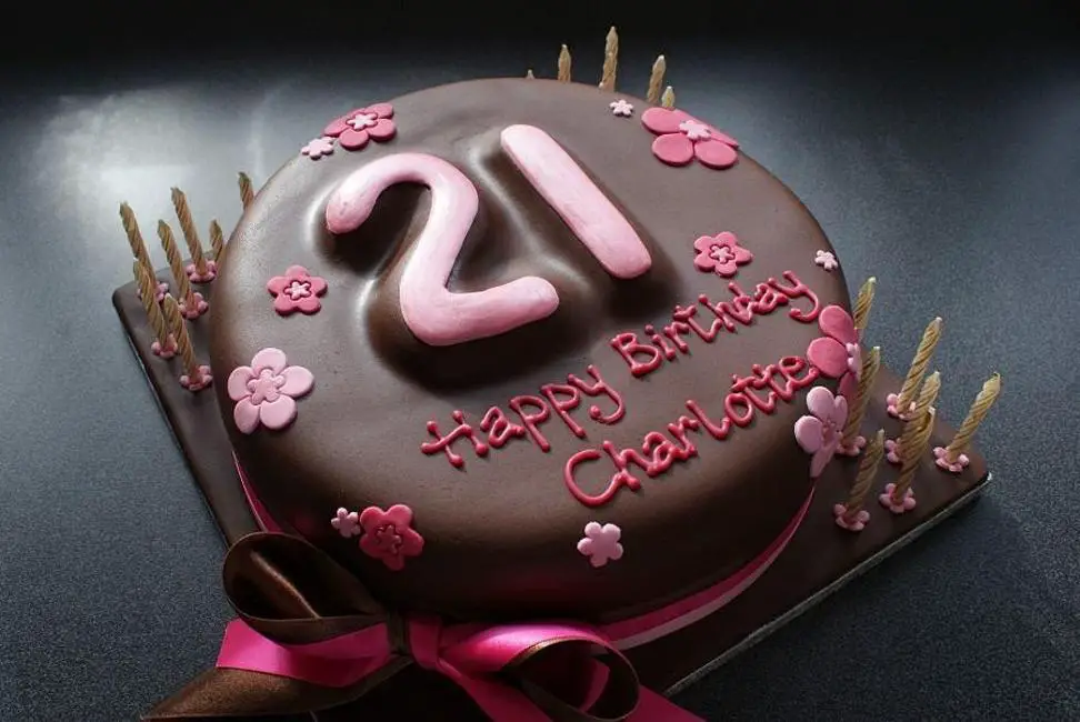 21st chocolate birthday cakes