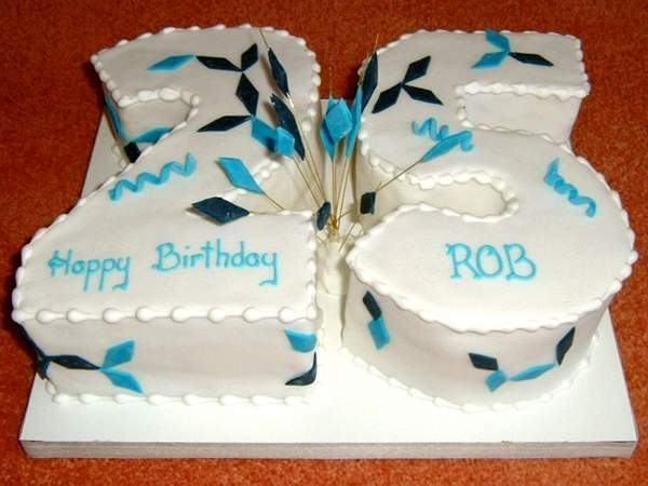25th birthday cakes for men