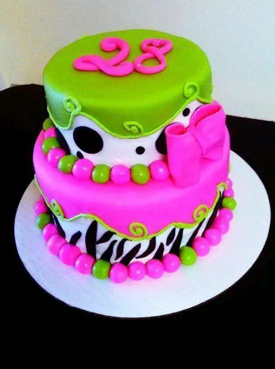 28th birthday cake ideas