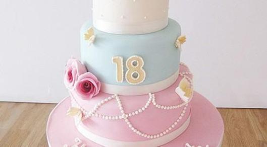 3 tier 18th birthday cakes