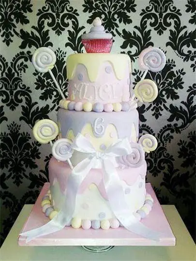 3 tier birthday cake designs