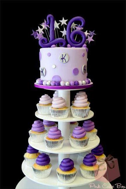 3 tier sweet 16 birthday cakes