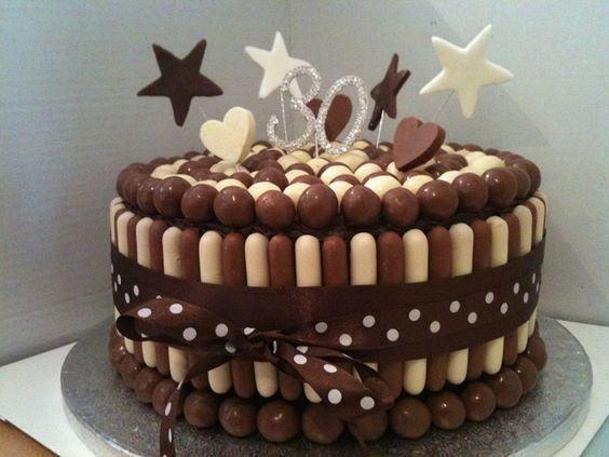 30th chocolate birthday cake