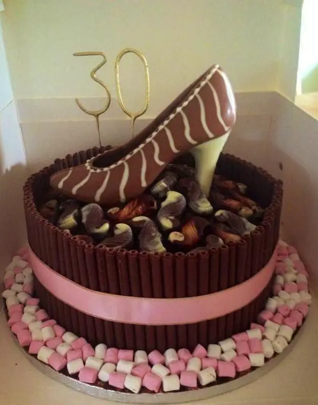 30th chocolate birthday cake
