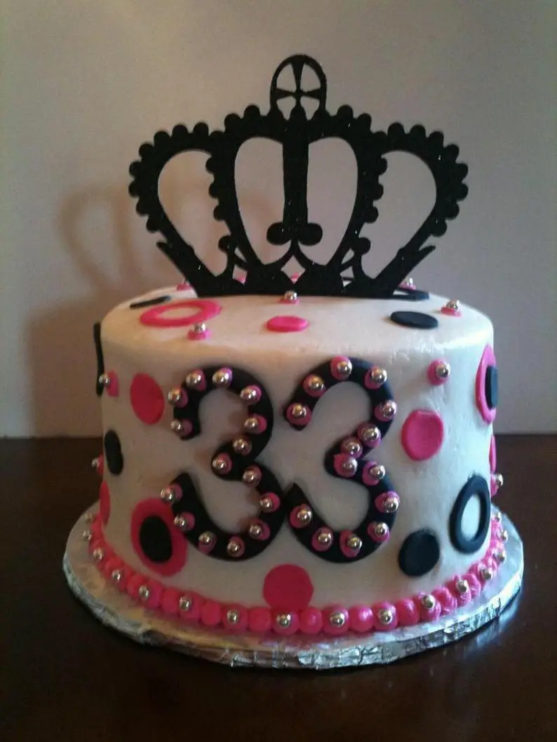 33rd birthday cake ideas