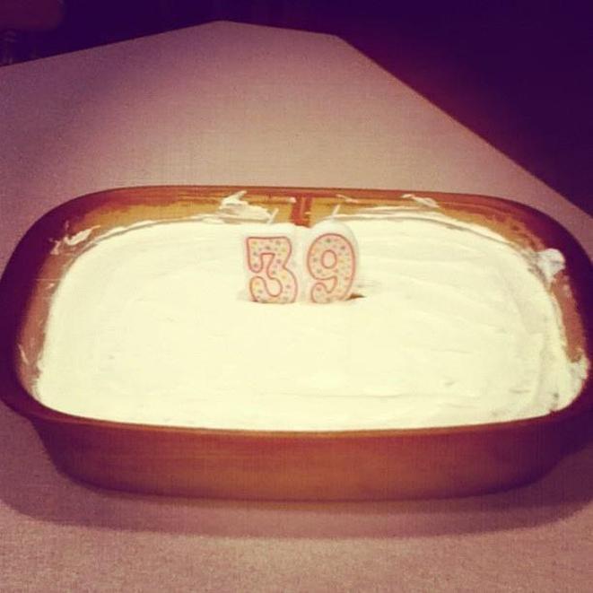 39 year old birthday cake