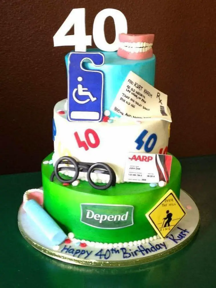 40th birthday cake ideas for husband