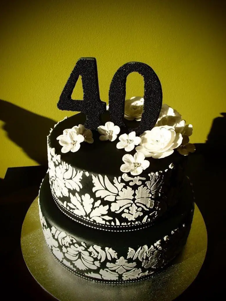 40th birthday party cakes