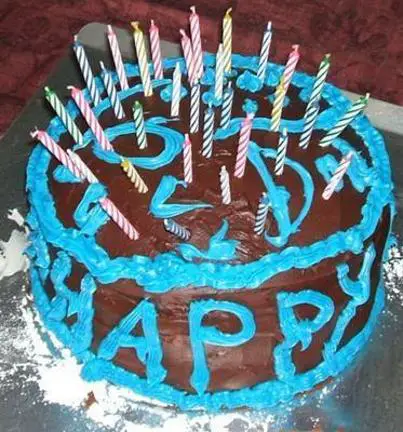 45th birthday cake