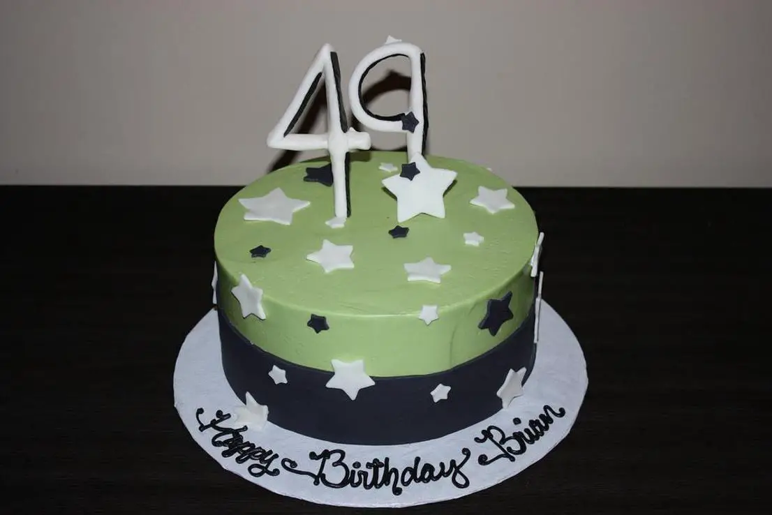 49th birthday cake