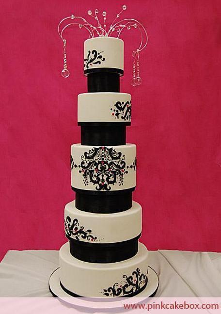 5 tier birthday cake