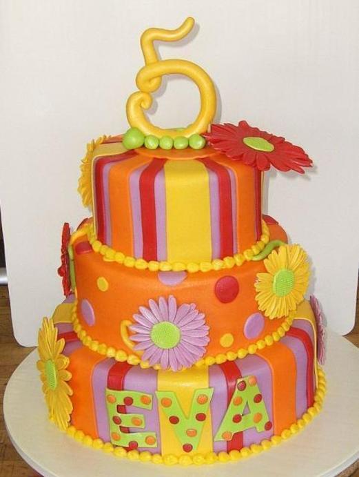 5 year old girl birthday cake