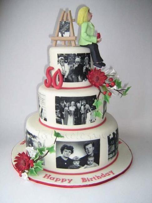 50s birthday cake