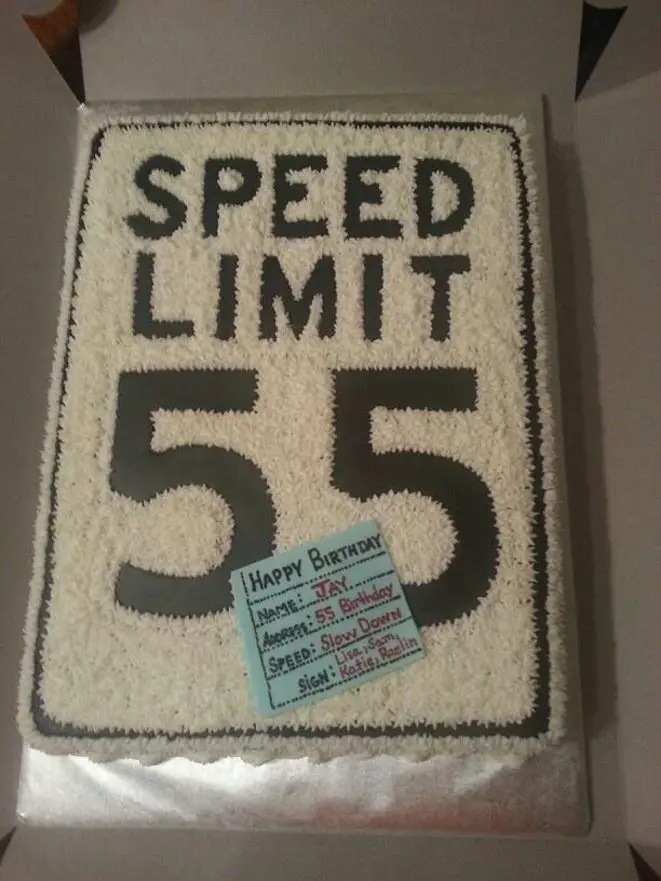 55th birthday cake ideas
