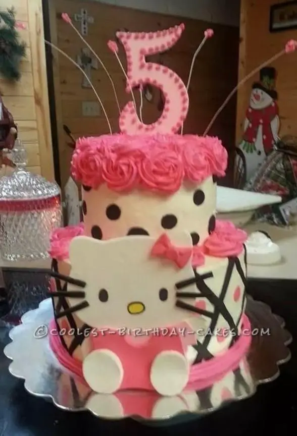 5th year birthday cake