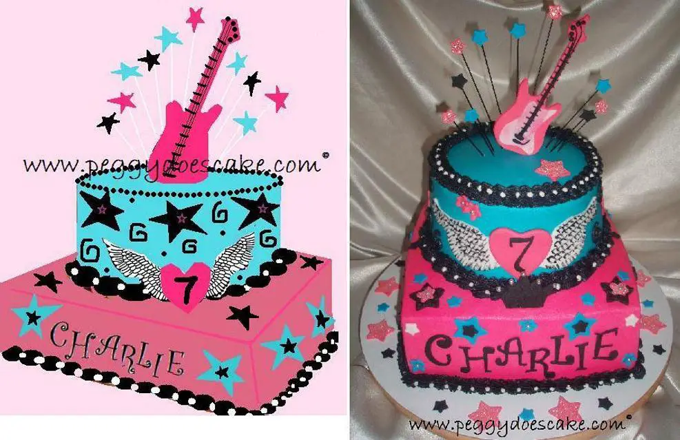 7 year old girl birthday cake