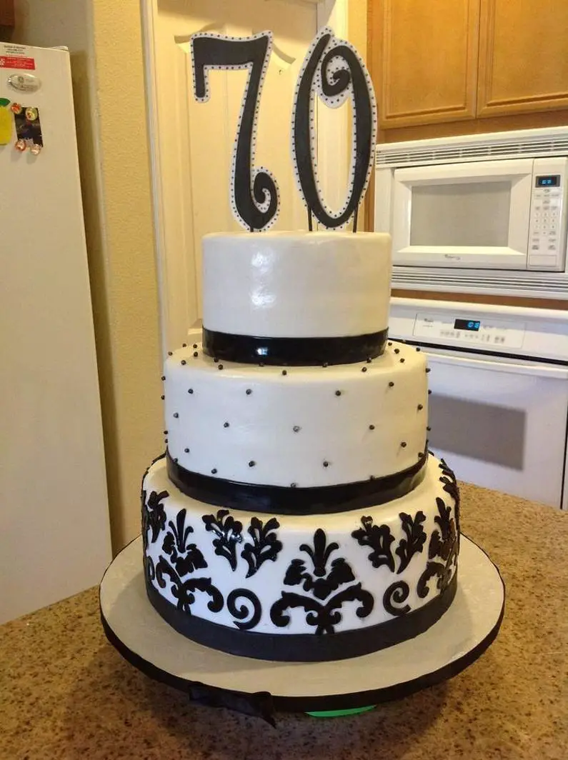 70th birthday cake ideas for dad