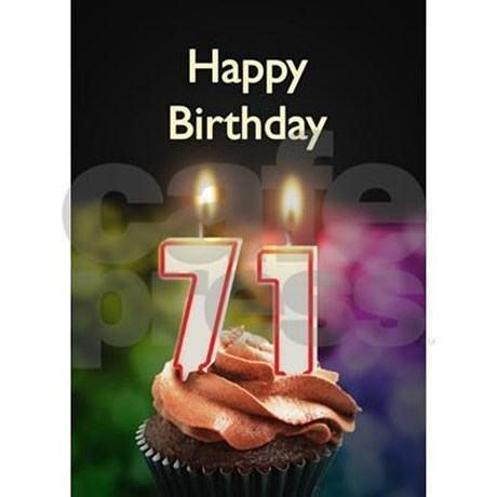71st birthday cake
