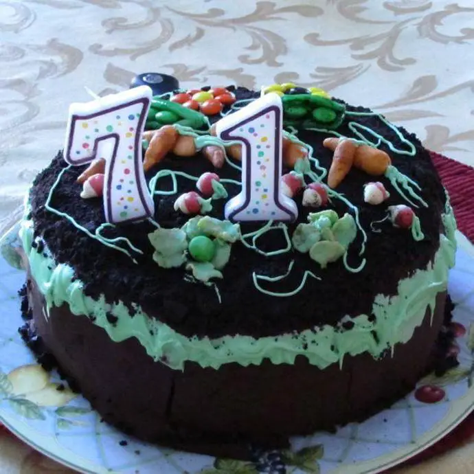 71st birthday cake