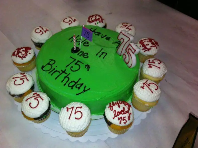 75th birthday cakes ideas