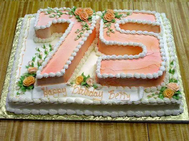 75th birthday cakes ideas