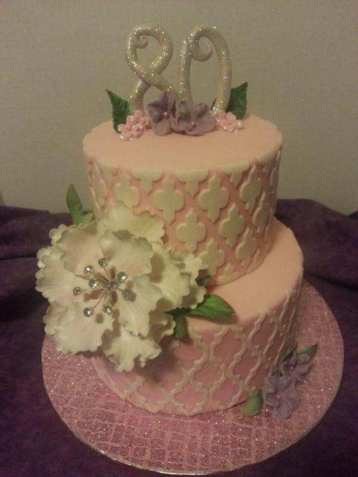 80th birthday cake for mom