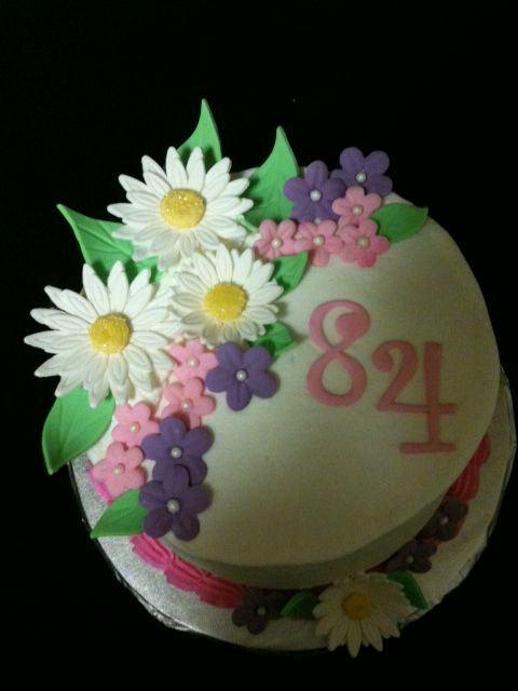84th birthday cake